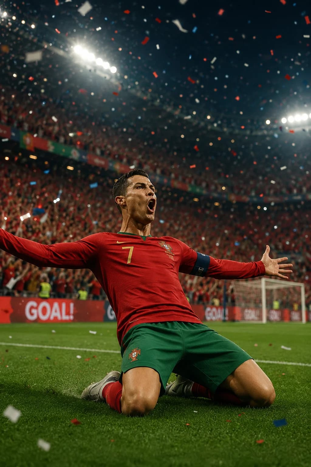 Goal celebration example made with VivifyAll